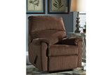 Nerviano Chocolate Recliner by ASHLEY FURNITURE at Eve Furniture