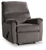 Nerviano Gray Recliner by Ashley at Eve Furniture