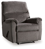 Nerviano Gray Recliner by Ashley at Eve Furniture