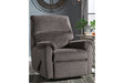 Nerviano Gray Recliner by Ashley at Eve Furniture