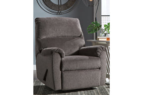 Nerviano Gray Recliner by Ashley at Eve Furniture