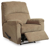 Nerviano Mocha Recliner by Ashley at Eve Furniture