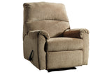 Nerviano Mocha Recliner by Ashley at Eve Furniture