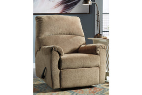 Nerviano Mocha Recliner by Ashley at Eve Furniture