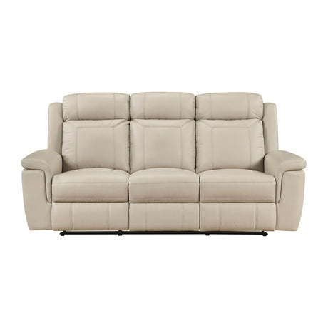 Nest Beige 2-Piece Reclining Living Room Set by Homelegance at Eve Furniture