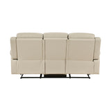 Nest Beige 2-Piece Reclining Living Room Set by Homelegance at Eve Furniture