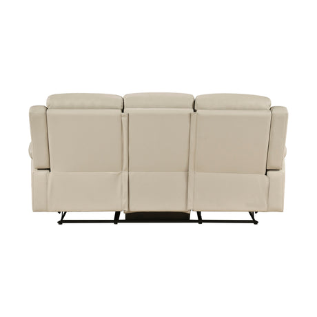Nest Beige 2-Piece Reclining Living Room Set by Homelegance at Eve Furniture
