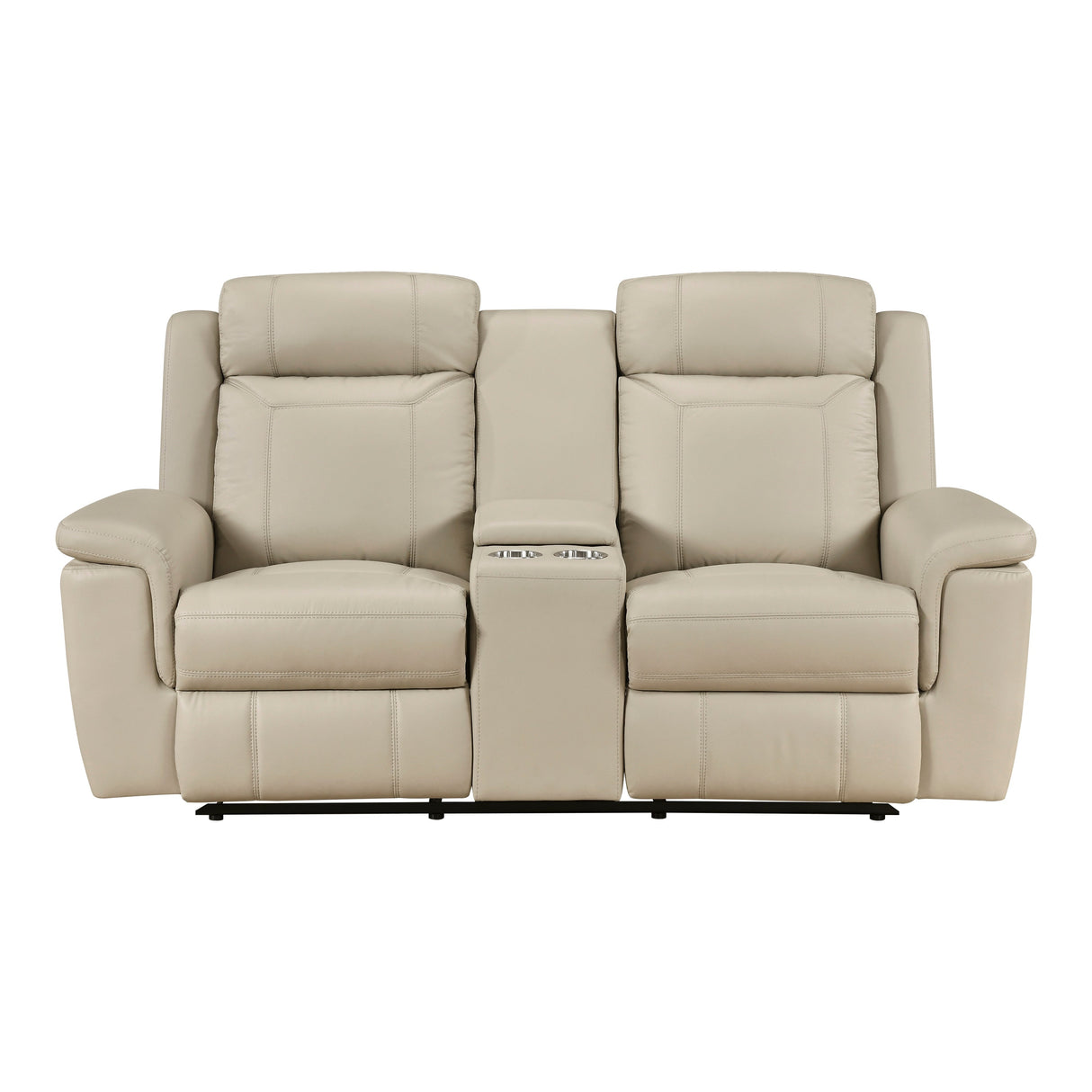 Nest Beige 2-Piece Reclining Living Room Set by Homelegance at Eve Furniture