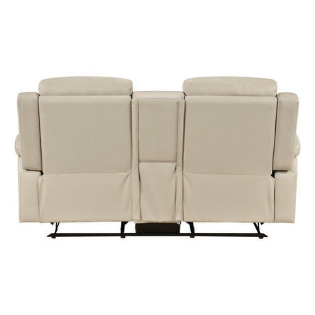Nest Beige 2-Piece Reclining Living Room Set by Homelegance at Eve Furniture