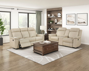 Nest Beige 2-Piece Reclining Living Room Set by Homelegance at Eve Furniture