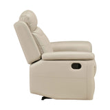Nest Beige 3-Piece Reclining Living Room Set by Homelegance at Eve Furniture