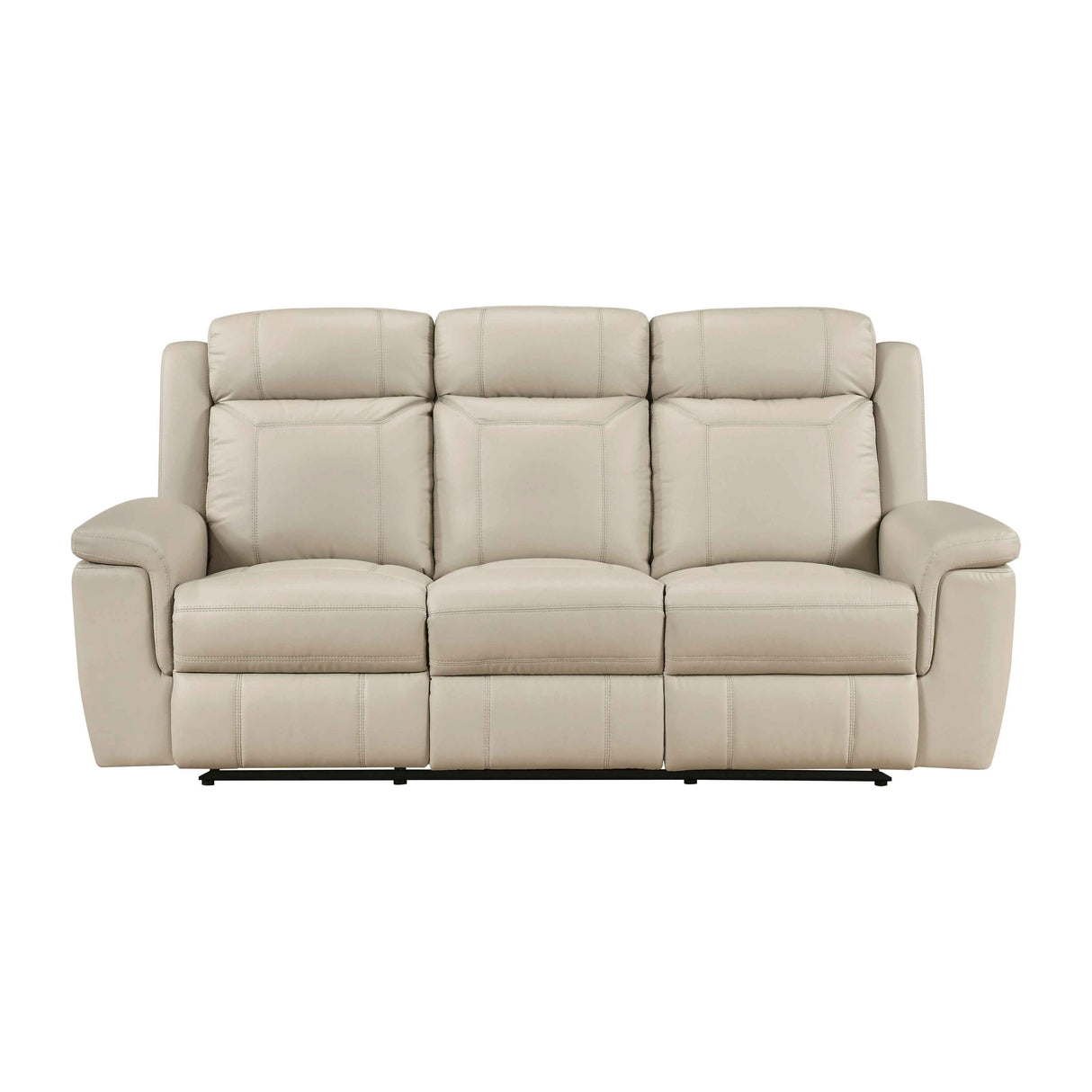 Nest Beige 3-Piece Reclining Living Room Set by Homelegance at Eve Furniture