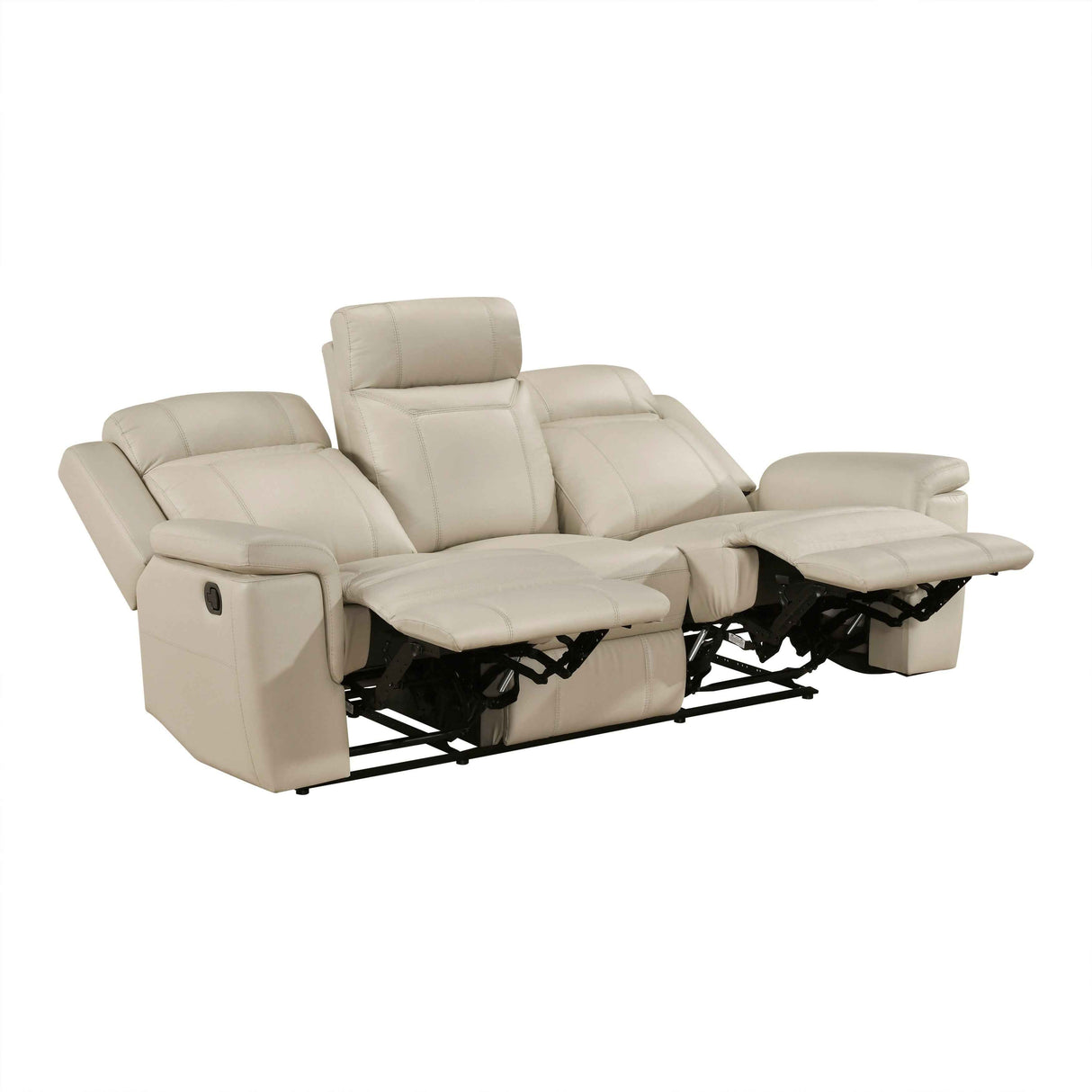 Nest Beige 3-Piece Reclining Living Room Set by Homelegance at Eve Furniture
