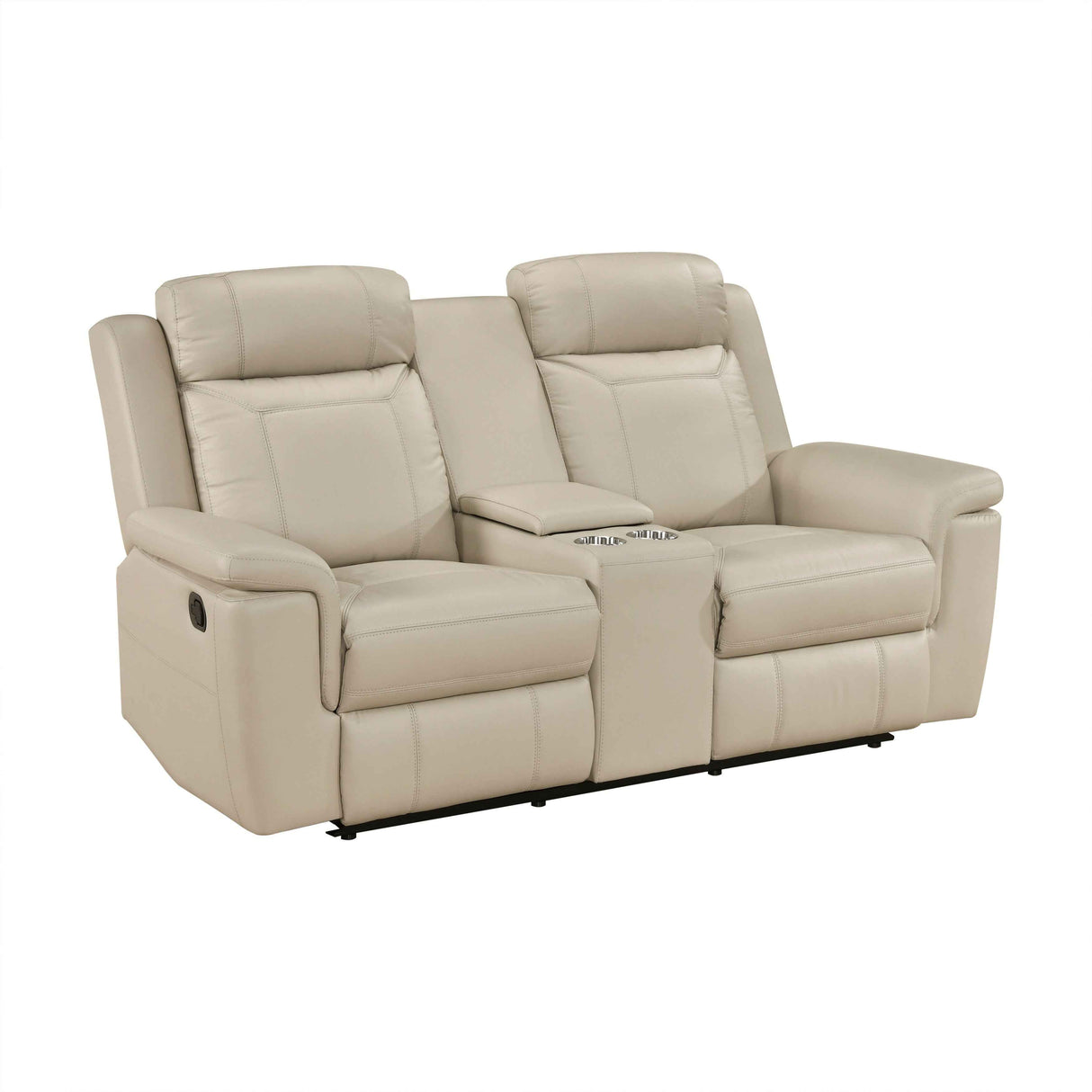 Nest Beige 3-Piece Reclining Living Room Set by Homelegance at Eve Furniture