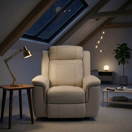 Nest Beige Reclining Chair by Homelegance at Eve Furniture