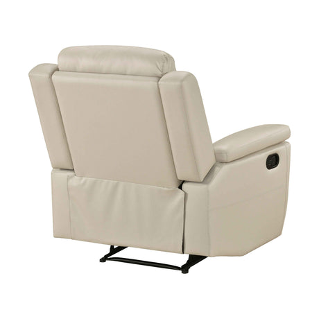 Nest Beige Reclining Chair by Homelegance at Eve Furniture