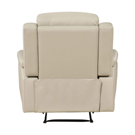 Nest Beige Reclining Chair by Homelegance at Eve Furniture