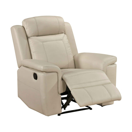 Nest Beige Reclining Chair by Homelegance at Eve Furniture