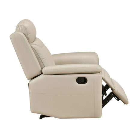 Nest Beige Reclining Chair by Homelegance at Eve Furniture