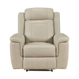 Nest Beige Reclining Chair by Homelegance at Eve Furniture