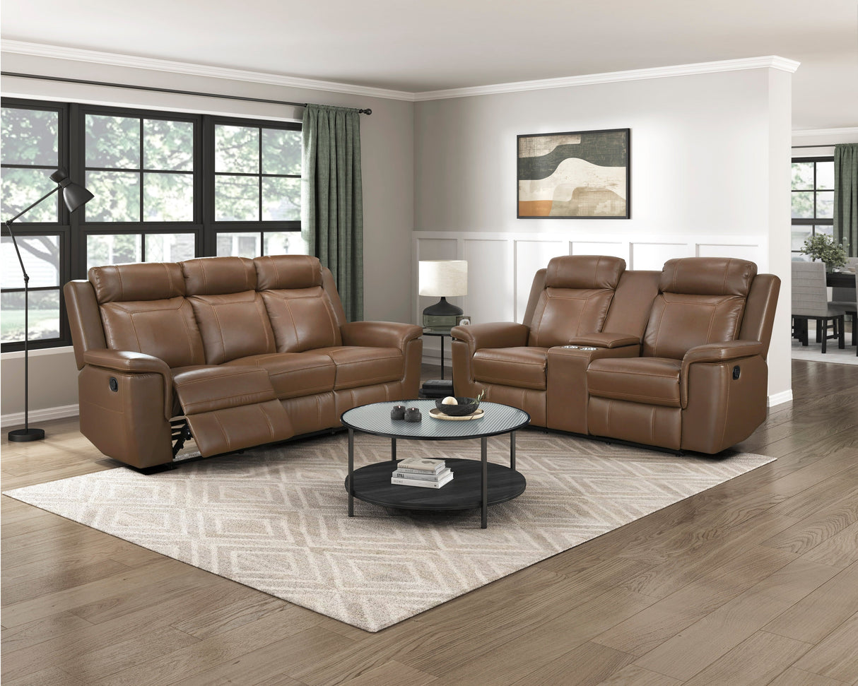 Nest Camel 2-Piece Reclining Living Room Set by Homelegance at Eve Furniture