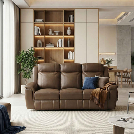 Nest Camel Double Reclining Sofa by Homelegance at Eve Furniture