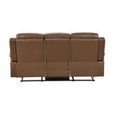 Nest Camel Double Reclining Sofa by Homelegance at Eve Furniture