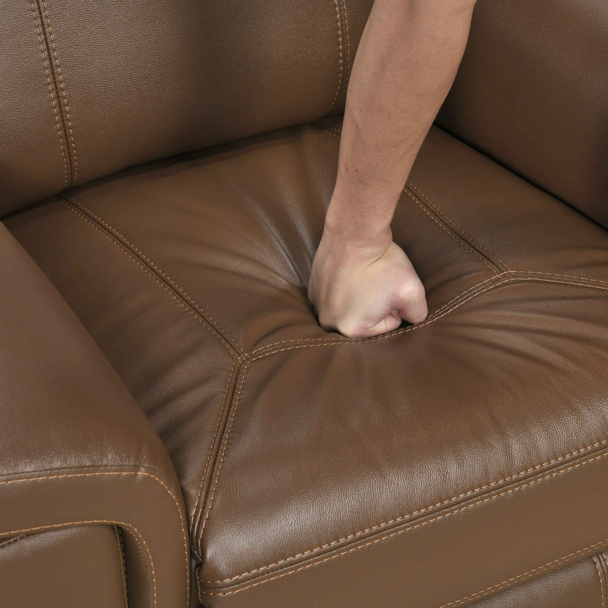 Nest Camel Double Reclining Sofa by Homelegance at Eve Furniture