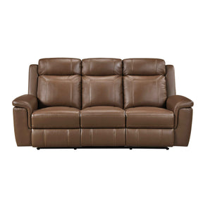 Nest Camel Double Reclining Sofa by Homelegance at Eve Furniture