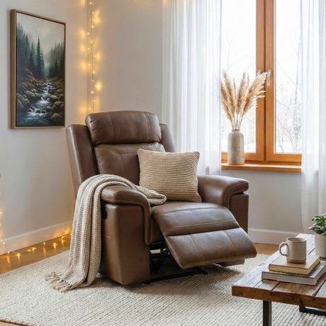 Nest Camel Reclining Chair by Homelegance at Eve Furniture