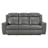 Nest Dark Gray 2-Piece Reclining Living Room Set by Homelegance at Eve Furniture