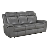Nest Dark Gray 2-Piece Reclining Living Room Set by Homelegance at Eve Furniture