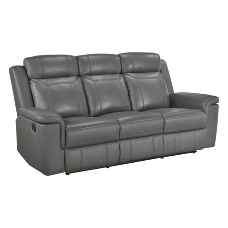 Nest Dark Gray 2-Piece Reclining Living Room Set by Homelegance at Eve Furniture