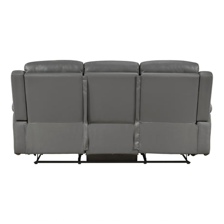 Nest Dark Gray 2-Piece Reclining Living Room Set by Homelegance at Eve Furniture