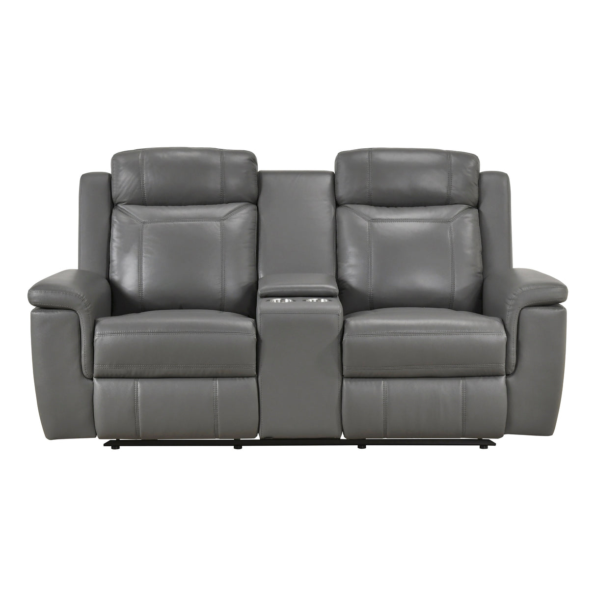 Nest Dark Gray 2-Piece Reclining Living Room Set by Homelegance at Eve Furniture