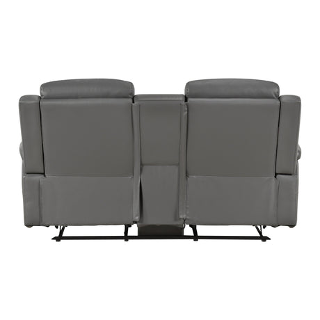 Nest Dark Gray 2-Piece Reclining Living Room Set by Homelegance at Eve Furniture