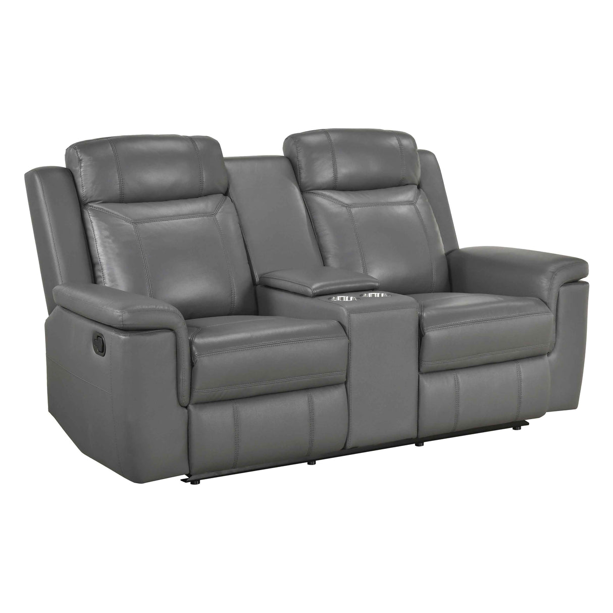 Nest Dark Gray 3-Piece Reclining Living Room Set by Homelegance at Eve Furniture