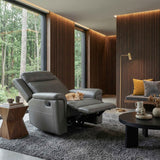Nest Dark Gray Reclining Chair by Homelegance at Eve Furniture