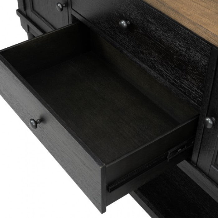 Neue Mills Black Server by Furniture of America at Eve Furniture