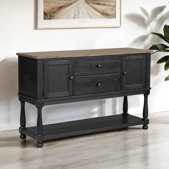 Neue Mills Black Server by Furniture of America at Eve Furniture