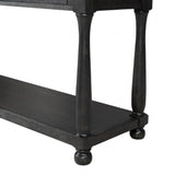 Neue Mills Weathered Black/Brown Sofa Table by Furniture of America at Eve Furniture