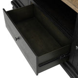 Neue Mills Weathered Black/Brown TV Console by Furniture of America at Eve Furniture