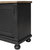 Neue Mills Weathered Black/Brown TV Console by Furniture of America at Eve Furniture