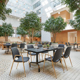 Neum Black Dining Table by Zuomod at Eve Furniture