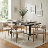 Neum Black Dining Table by Zuomod at Eve Furniture