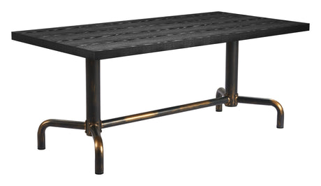 Neum Black Dining Table by Zuomod at Eve Furniture