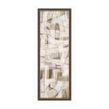 Neutral Forms I by Hannah Dawson Hand-Embellished Textured Framed Canvas Artwork by Mercana at Eve Furniture