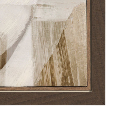 Neutral Forms II by Hannah Dawson Hand-Embellished Textured Framed Canvas Artwork by Mercana at Eve Furniture