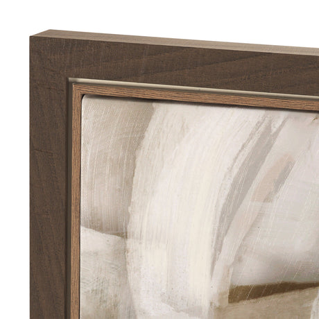 Neutral Forms II by Hannah Dawson Hand-Embellished Textured Framed Canvas Artwork by Mercana at Eve Furniture