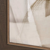 Neutral Forms II by Hannah Dawson Hand-Embellished Textured Framed Canvas Artwork by Mercana at Eve Furniture